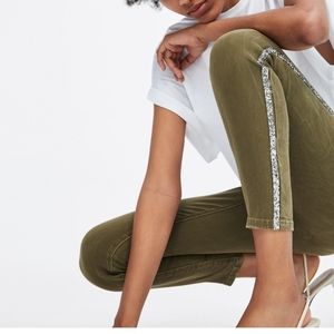 Zara Z1975 Skinny Jean's with Spakle Side Trim